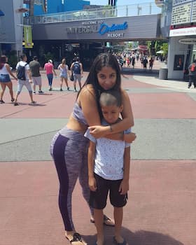 Jazzy Mulani and her son