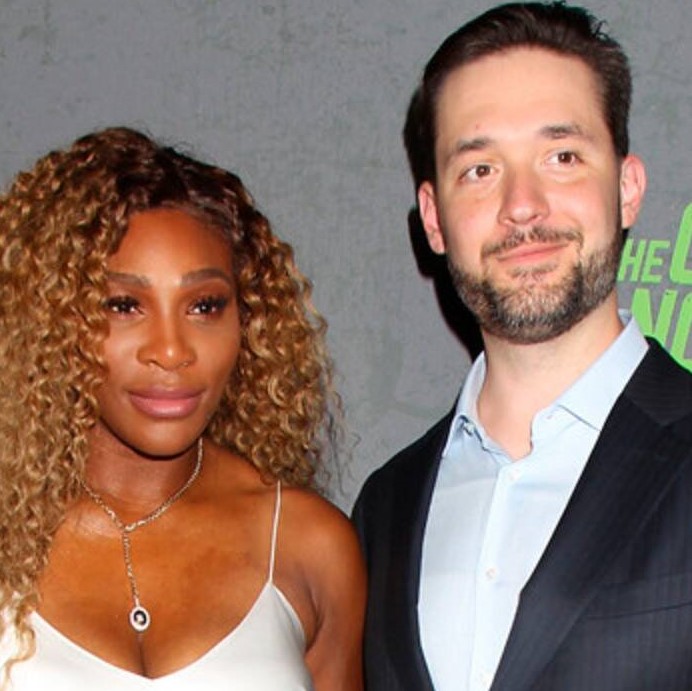 Alexis Ohanian with Serena Williams