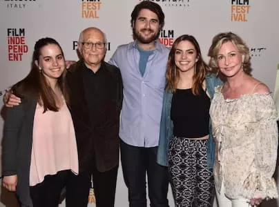 From the left:  Madeline Lear, Norman Lear, Benjamin Lear, Brianna Lear and Lyn Lear