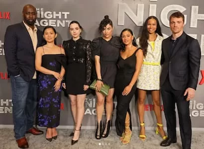 Harlow and The Night Agent cast