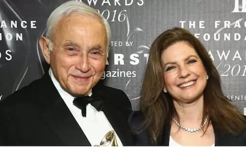 Abigail and her husband Les Wexner